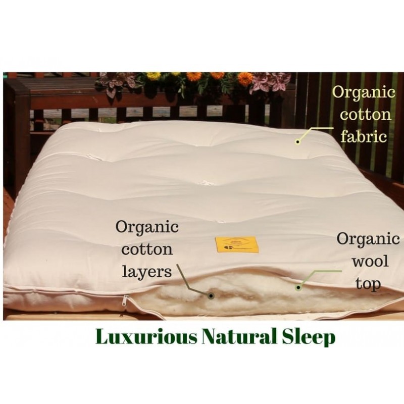 Organic Futon Mattress Japanese organic cotton futon Indian cotton