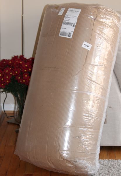 organic cotton mattress delivery picture